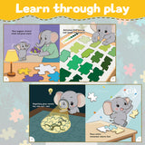 Ellie Solves the Puzzle Children’s Picture Book, Little Ellie Everyday Adventures Storybook About Patience, Teamwork, and Problem Solving
