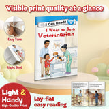I Want to Be a Veterinarian Early Reader Book for Kids, Beginner Learn to Read Picture Book, First Words and Phonics Storybook About Caring for Animals