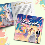 High-quality paper detail from Cinderella classic picture book