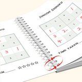 Screen-free number puzzle books for logic practice and problem solving