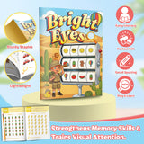 Bright Eyes Visual Search Activity Book for Kids product image 5 showing printed book details for screen-free reading and learning