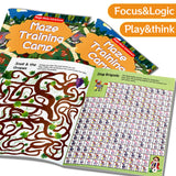 Maze Training Camp Activity Book for Kids product image 5 showing printed book details for screen-free reading and learning