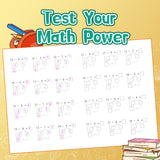 Screen-free calculation book for basic arithmetic and problem solving