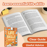 Life Skills for Kids Practical Learning Book product image 5 showing printed book details for screen-free reading and learning