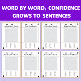 Word Search Puzzle Book for Kids, Vocabulary Search Activities, Spelling Practice, Reading Focus, Pattern Recognition, and Early Literacy Learning