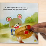 Children's manners picture book with stickers