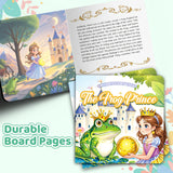 The Frog Prince Classic Fairy Tale Picture Book for Kids, Grimm’s Fairy Tales Storybook, Princess Bedtime Reading Book for Early Readers and Gift Giving