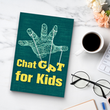 ChatGPT for Kids AI Learning Guide product image 9 showing printed book details for screen-free reading and learning