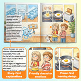 This Is Chemistry Chemical Reactions Book for Kids product image 5 showing printed book details for screen-free reading and learning