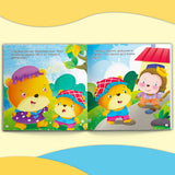 Selected Fairy Tales 3-Book Set: Cat, Turnip, and Five Peas product image 6 showing printed book details for screen-free reading and learning