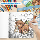 Coloring Cows for Kids product image 5 showing printed book details for screen-free reading and learning
