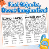 Children's beginning digraph practice book