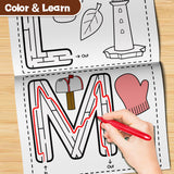 Alphabet Path Tracing Workbook for Kids, Early Letter M Practice Book with Follow the Line Activities, Pencil Control, Letter Recognition, and Fun Preschool Literacy Learning