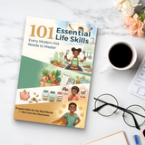 101 Essential Skills Every Modern Kid Needs product image 8 showing printed book details for screen-free reading and learning