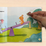 Children's patience learning picture book with stickers