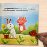 Children's garden picture book with stickers