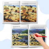 Animal Adventures Spot the Difference Book for Kids product image 5 showing printed book details for screen-free reading and learning