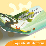 Exquisite illustration from The Monkey and the Fishermen fable