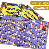 Playtime Mazes Activity Book for Kids product image 5 showing printed book details for screen-free reading and learning