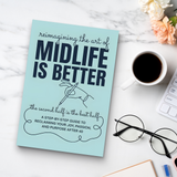 Midlife Is Better: Personal Growth and Renewal Guide product image 9 showing printed book details for screen-free reading and learning
