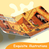 Exquisite illustration from The Pied Piper of Hamelin storybook