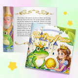 Grimm's Fairy Tales The Frog Prince Picture Book product image 5 showing printed book details for screen-free reading and learning