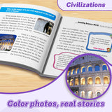 Kids book about journey through history and world discovery