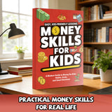 Money Skills for Kids Saving Spending and Budgeting product image 5 showing printed book details for screen-free reading and learning