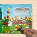 Children's farm picture book with stickers