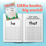 Early reading workbook for kindergarten word recognition