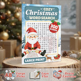 Cozy Christmas Word Search for Adults product image 5 showing printed book details for screen-free reading and learning