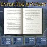 Printed Sherlock Holmes gothic suspense book for reasoning and mystery reading