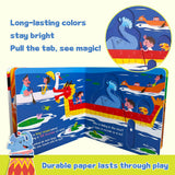 The Elephant Is Here Peekaboo Board Book product image 5 showing printed book details for screen-free reading and learning