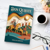 Don Quijote Parte 1 Spanish Edition by Miguel de Cervantes product image 8 showing printed book details for screen-free reading and learning