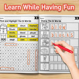 Write and find blend word activity book for early readers