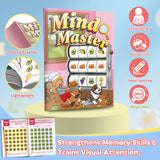 Mind Master Visual Puzzle Activity Book for Kids product image 5 showing printed book details for screen-free reading and learning