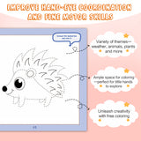 Screen-free connect-the-dots workbook for pencil control and creativity