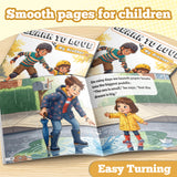 Learn to Love My Brother Picture Book for Kids product image 5 showing printed book details for screen-free reading and learning
