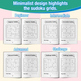 Beginner Sudoku Puzzle Books: Color Grid Logic Set product image 9 showing printed book details for screen-free reading and learning