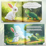 Children's bilingual fable book for early language learning and comprehension