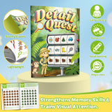 Detail Quest Visual Puzzle Activity Book for Kids, Fun Observation and Matching Game Book for Early Learning, Focus Practice, and Screen-Free Play