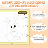 Screen-free preschool activity book for hand control and drawing practice