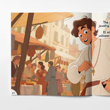 Ages 4-8 English-Spanish moral tale for screen-free story time