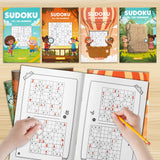 Sudoku Fill the Numbers: Playground 4-Book Set product image 9 showing printed book details for screen-free reading and learning