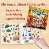 Children's home life activity book for stickers scene exploration and learning