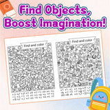 Children's shape search activity workbook