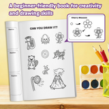 How to Draw Anything for Kids Step-by-Step Doodle Sketching Practice Book product image 5 showing printed book details for screen-free reading and learning