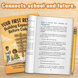 Your First Resume Teen Career Readiness Book product image 5 showing printed book details for screen-free reading and learning
