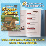 Raising Street-Smart Kids Comic Edition product image 5 showing printed book details for screen-free reading and learning