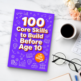 100 Core Skills Before Age 10 product image 9 showing printed book details for screen-free reading and learning
